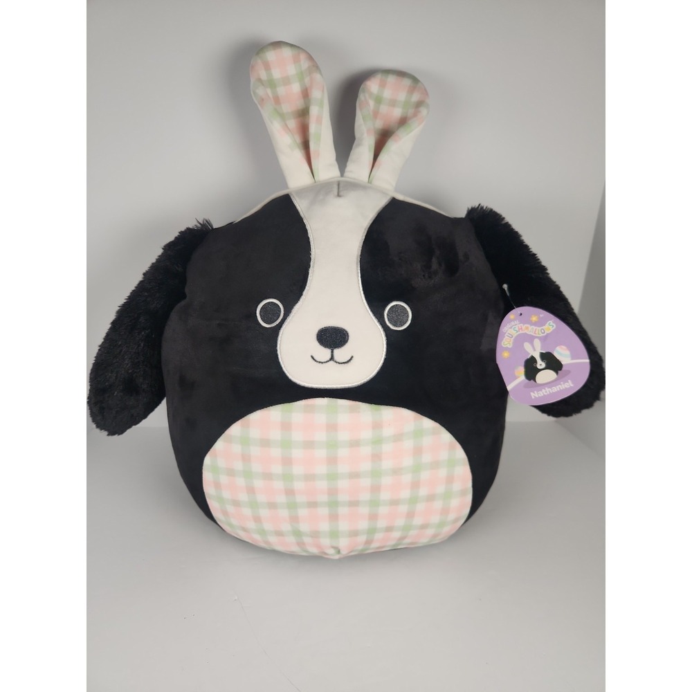 NEW Squishmallow 14" Nathaniel the Cocker Spaniel Dog Exclusive PLUSH NEW EASTER